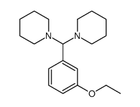 1-[(3-ethoxyphenyl)-piperidin-1-ylmethyl]piperidine Structure