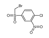 4-(bromomethylsulfonyl)-1-chloro-2-nitrobenzene结构式