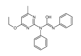 1-(4-ethoxy-6-methylpyrimidin-2-yl)-1,3-diphenylurea结构式
