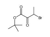 tert-butyl 3-bromo-2-oxobutanoate结构式
