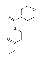 3-oxopentyl morpholine-4-carbodithioate Structure