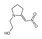 2-[2-(nitromethylidene)pyrrolidin-1-yl]ethanol Structure