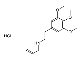 N-[2-(3,4,5-trimethoxyphenyl)ethyl]prop-2-en-1-amine,hydrochloride Structure