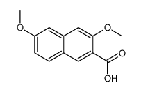 3,6-dimethoxynaphthalene-2-carboxylic acid Structure