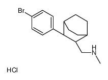 [(2R,3S)-3-(4-bromophenyl)-2-bicyclo[2.2.2]octanyl]methyl-methylazanium,chloride结构式
