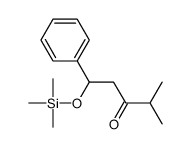 4-methyl-1-phenyl-1-trimethylsilyloxypentan-3-one Structure