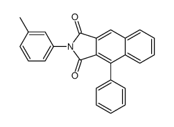 2-(3-methylphenyl)-4-phenylbenzo[f]isoindole-1,3-dione结构式