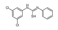1-(3,5-dichlorophenyl)-3-phenylthiourea结构式