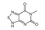 6-methyl-3H-[1,2,5]thiadiazolo[3,4-d]pyrimidine-5,7-dione Structure