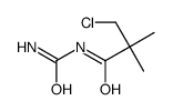 N-carbamoyl-3-chloro-2,2-dimethylpropanamide结构式