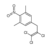 1,3-dimethyl-2-nitro-5-(2,3,3-trichloroprop-2-enyl)benzene结构式