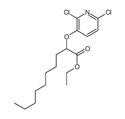 ethyl 2-(2,6-dichloropyridin-3-yl)oxydecanoate结构式