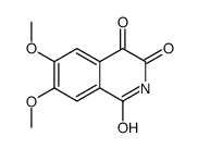 6,7-dimethoxyisoquinoline-1,3,4-trione结构式