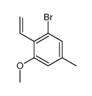 1-bromo-2-ethenyl-3-methoxy-5-methylbenzene结构式