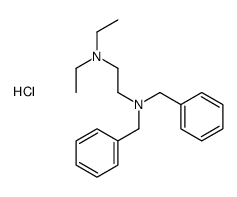 2-(dibenzylamino)ethyl-diethylazanium,chloride Structure