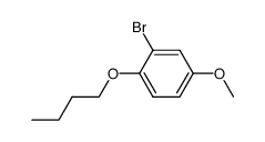 2-bromo-1-butoxy-4-methoxybenzene Structure