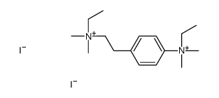ethyl-[4-[2-[ethyl(dimethyl)azaniumyl]ethyl]phenyl]-dimethylazanium,diiodide Structure