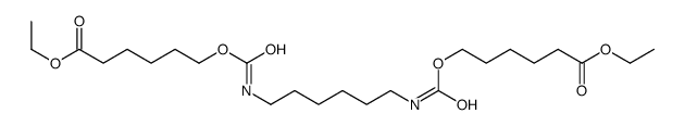 ethyl 6-[6-[(6-ethoxy-6-oxohexoxy)carbonylamino]hexylcarbamoyloxy]hexanoate Structure