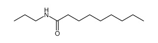 N-propylnonanamide结构式