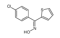 N-[(4-chlorophenyl)-thiophen-2-ylmethylidene]hydroxylamine Structure