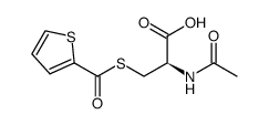 N-acetyl-S-2-thenoyl cysteine Structure