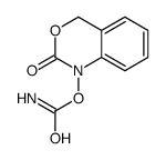 (2-oxo-4H-3,1-benzoxazin-1-yl) carbamate结构式