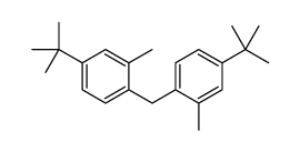 4-tert-butyl-1-[(4-tert-butyl-2-methylphenyl)methyl]-2-methylbenzene结构式