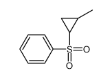(2-methylcyclopropyl)sulfonylbenzene结构式