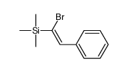 (1-bromo-2-phenylethenyl)-trimethylsilane Structure
