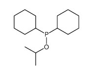 dicyclohexyl(propan-2-yloxy)phosphane Structure