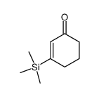 3-(trimethylsilyl)-2-cyclohexen-1-one Structure