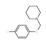 1-[(4-chlorophenyl)sulfanylmethyl]piperidine picture