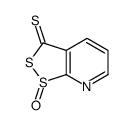 1-oxodithiolo[3,4-b]pyridine-3-thione结构式
