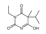 1-Ethyl-5-(1-methylethyl)-5-methyl-2,4,6(1H,3H,5H)-pyrimidinetrione Structure