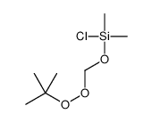 tert-butylperoxymethoxy-chloro-dimethylsilane结构式