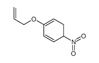 5-nitro-2-prop-2-enoxycyclohexa-1,3-diene结构式