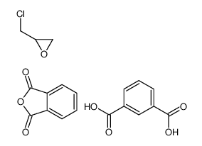 benzene-1,3-dicarboxylic acid,2-benzofuran-1,3-dione,2-(chloromethyl)oxirane Structure