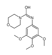N-(3,4,5-trimethoxyphenyl)morpholine-4-carboxamide结构式
