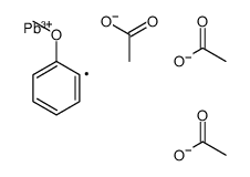 [diacetyloxy-(2-methoxyphenyl)plumbyl] acetate Structure