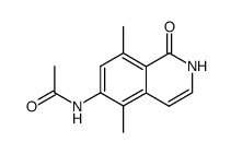 6-acetamido-5,8-dimethylisoquinolin-1(2H)-one Structure