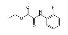 Ethyl 2-((2-fluorophenyl)amino)-2-oxoacetate Structure