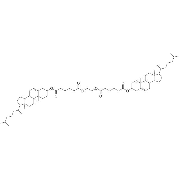 胆固醇-聚乙二醇结构式