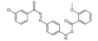 [4-[(3-chlorobenzoyl)diazenyl]anilino] 2-methoxybenzoate Structure