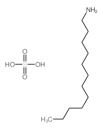dodecan-1-amine; sulfuric acid结构式