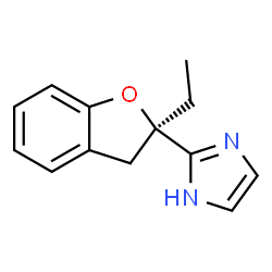 1H-Imidazole,2-[(2R)-2-ethyl-2,3-dihydro-2-benzofuranyl]-(9CI) Structure