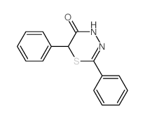 2,6-diphenyl-4H-1,3,4-thiadiazin-5-one Structure