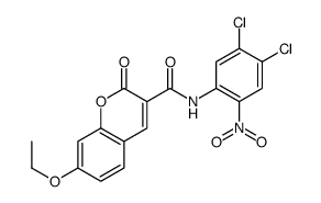 N-(4,5-dichloro-2-nitrophenyl)-7-ethoxy-2-oxochromene-3-carboxamide结构式