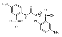 2,2'-[(1,2-dioxoethylene)diimino]bis[5-aminobenzenesulphonic acid]结构式