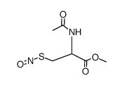 N-acetyl-S-nitroso-L-cysteine methyl ester结构式