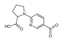 1-(5-nitropyridin-2-yl)pyrrolidine-2-carboxylic acid Structure